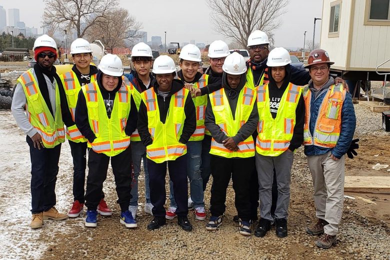 A site tour of the City Park Golf Project for some 8th graders in Crowley College Prep Program.  